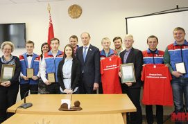 Награждение лучших студенческих отрядов Первомайского района